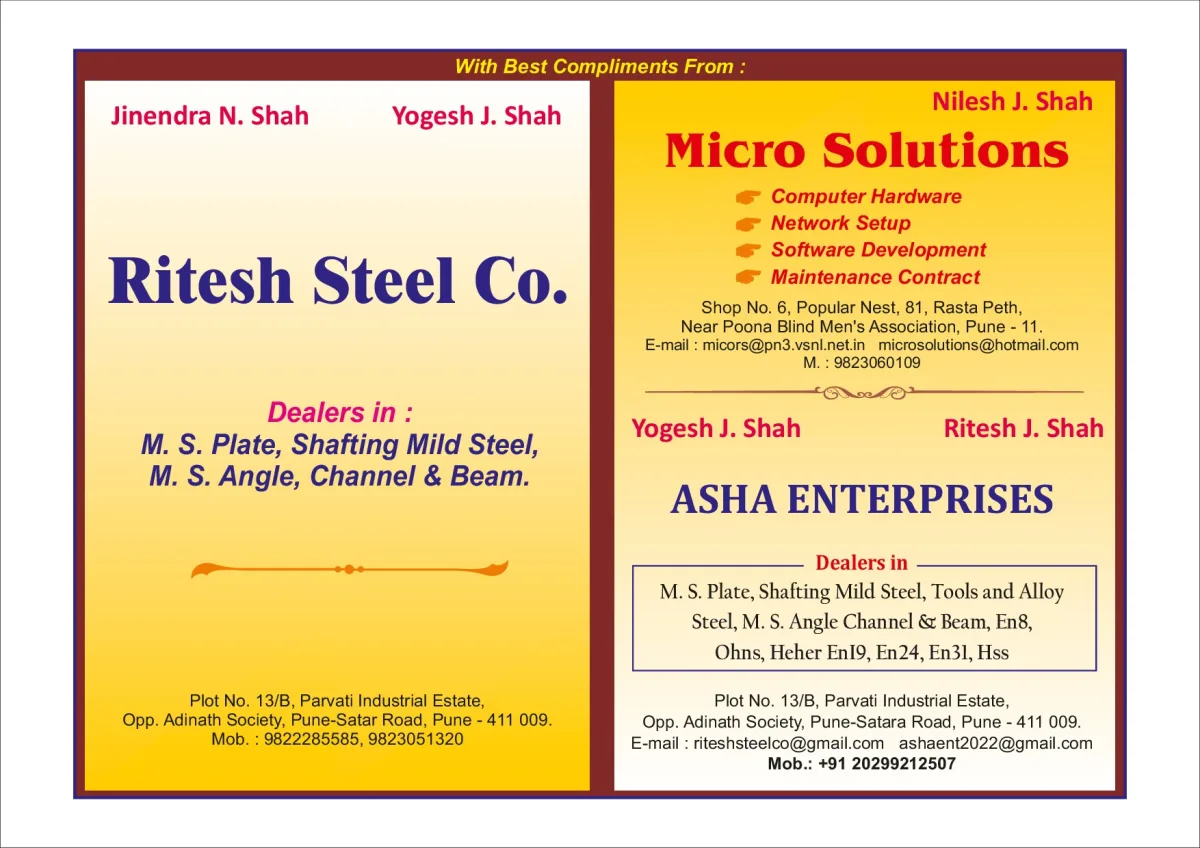 Ritesh Steel Co. & Micro Solutions